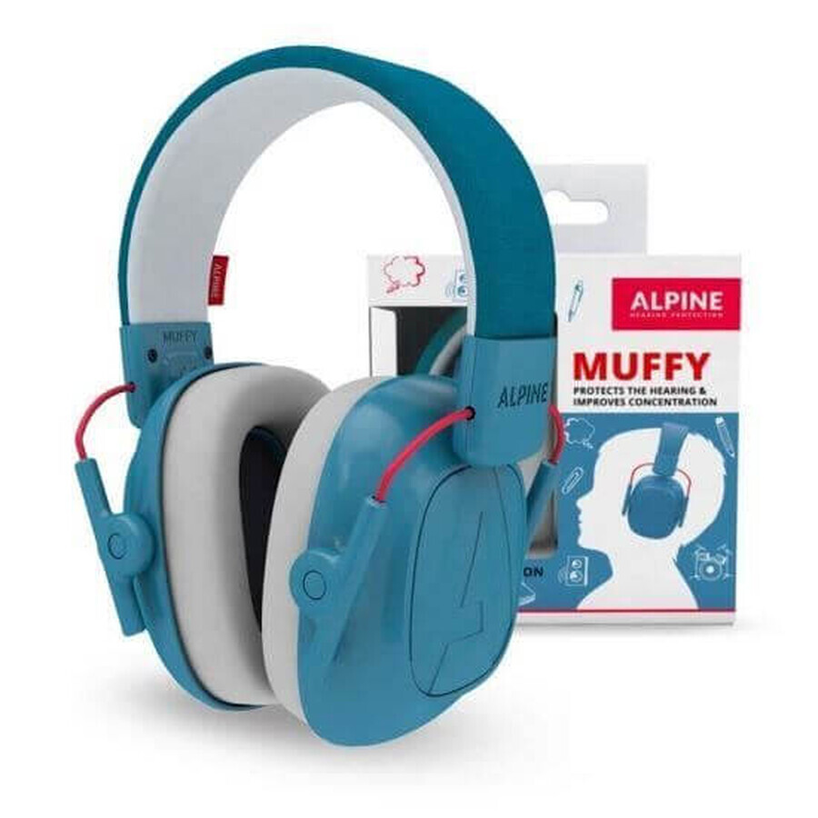 Casques antibruit pliables pour enfants, 5-16 ans, bleu, Alpine