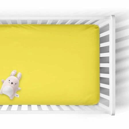 Gebreid elastisch laken, 120x60 cm, Yellow Sun, Tuxi Merken