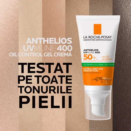 La Roche-Posay Anthelios XL gel-crema rostro seco FPS 50+, 50 ml