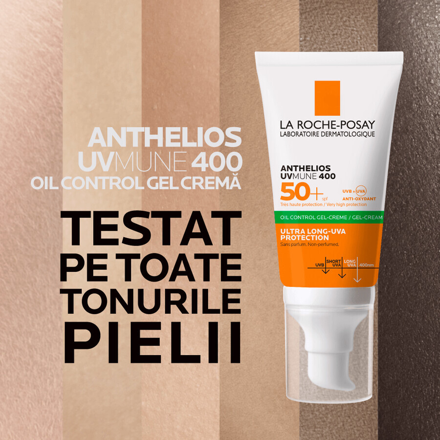  La Roche-Posay Anthelios XL gel-crème voor het droge gezicht SPF 50+, 50 ml