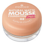 Natural Matte Mousse Foundation, 02, 16 g, Essence