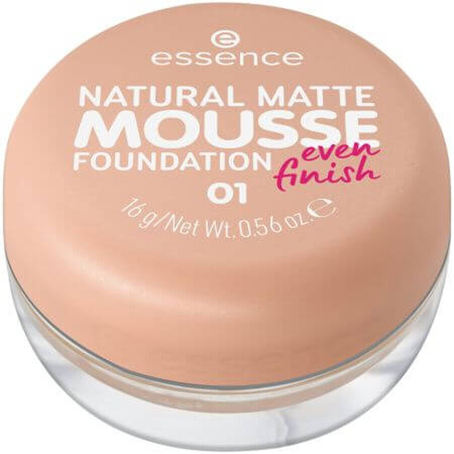 Base de maquillaje mousse mate natural, 16 g, Essence