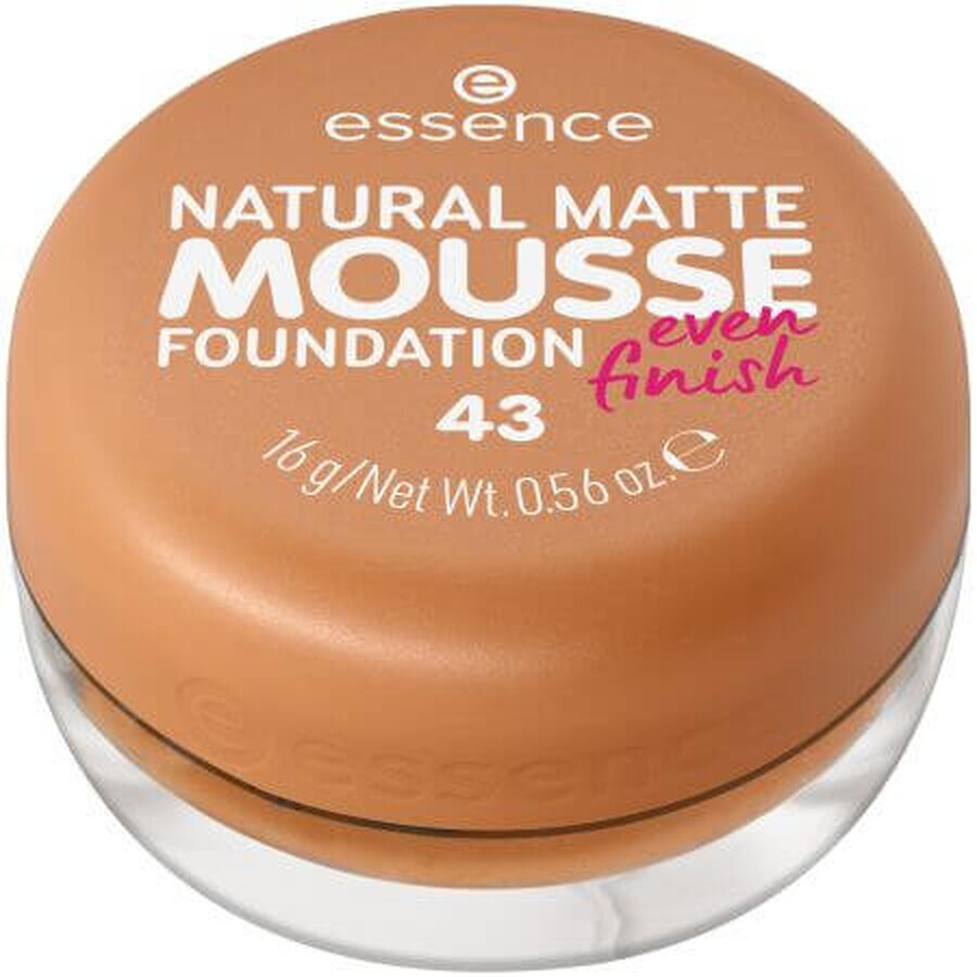 Natuurlijke Matte Mousse Foundation, 43, 16 g, Essence