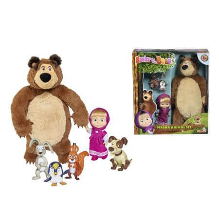 Coffret Figurines Masha et Michka, + 3 ans