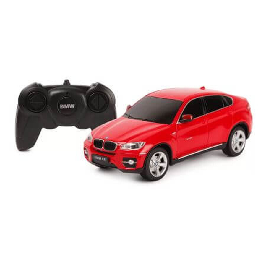 Auto telecomandata BMW X6, scala da 1 a 24, rosso, Rastar