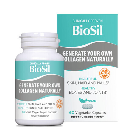 Generatore avanzato di collagene, 60 capsule, Biosil