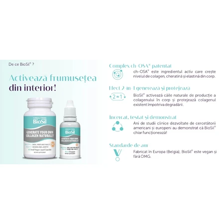 Biosil Advanced Collagen Generator, 60 capsules