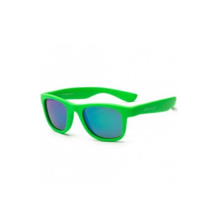 Occhiali da sole per bambini, Verde neon, 3-10 anni, Koolsun