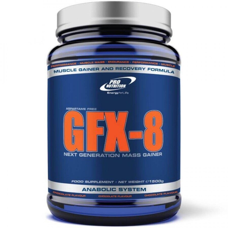 GFX-8 cu aroma de zmeura, 1500 g, Pro Nutrition