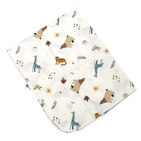 Dubbele deken van grizzlybeervilt, 80 x 100 cm, Baltic Bebe