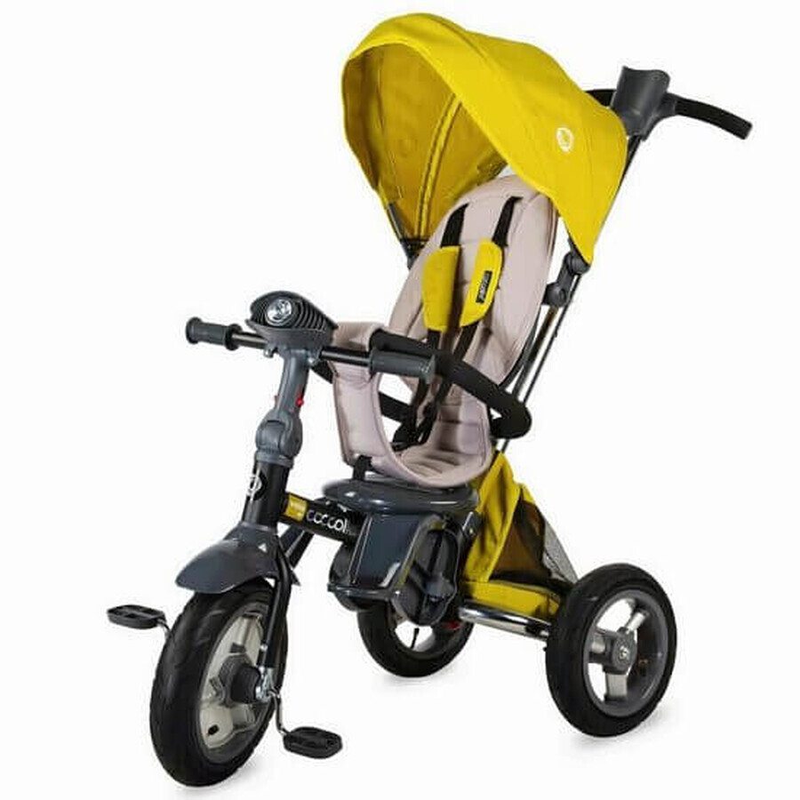 Children's 4 in 1 tricycle Velo Air, +9 months, Yellow, Coccolle