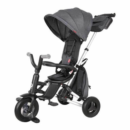 Nova Rubber ultra-vouwbare kinderdriewieler, zwart, Qplay