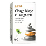 Ginkgo Biloba with Magnesium, 60 tablets, Alevia