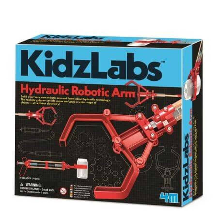 Brat robotic hidraulic Kidzlabs, 5 ani+, 4M