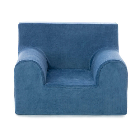 Kindersamt-Sessel, Blau, Twindeco