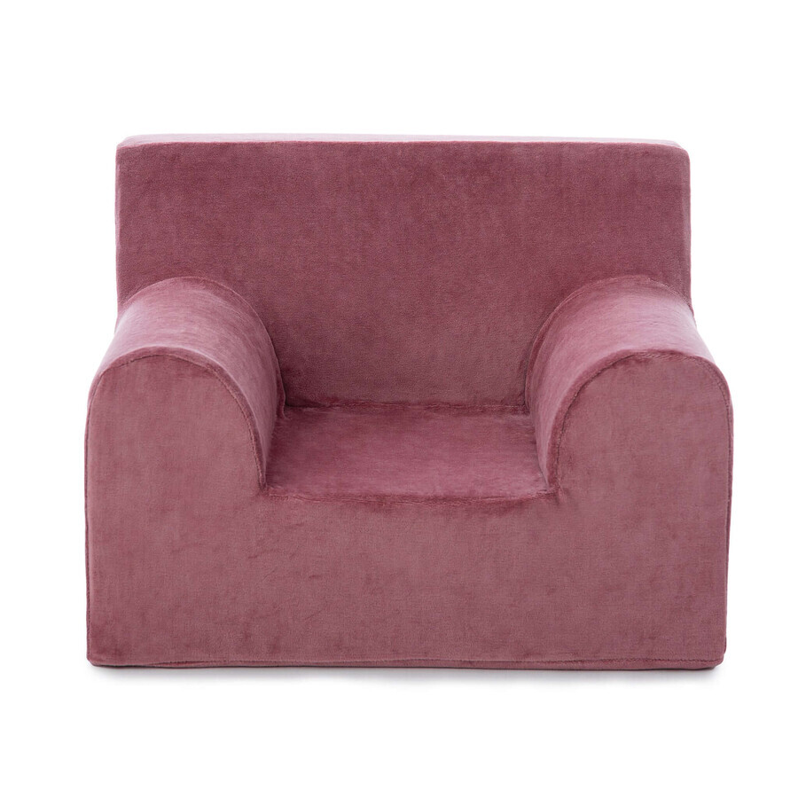 Fluwelen kinderfauteuil, Antiek Roze, Twindeco