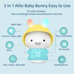 Interactive bunny with stories and songs, Roz, Alilo Baby Bunny