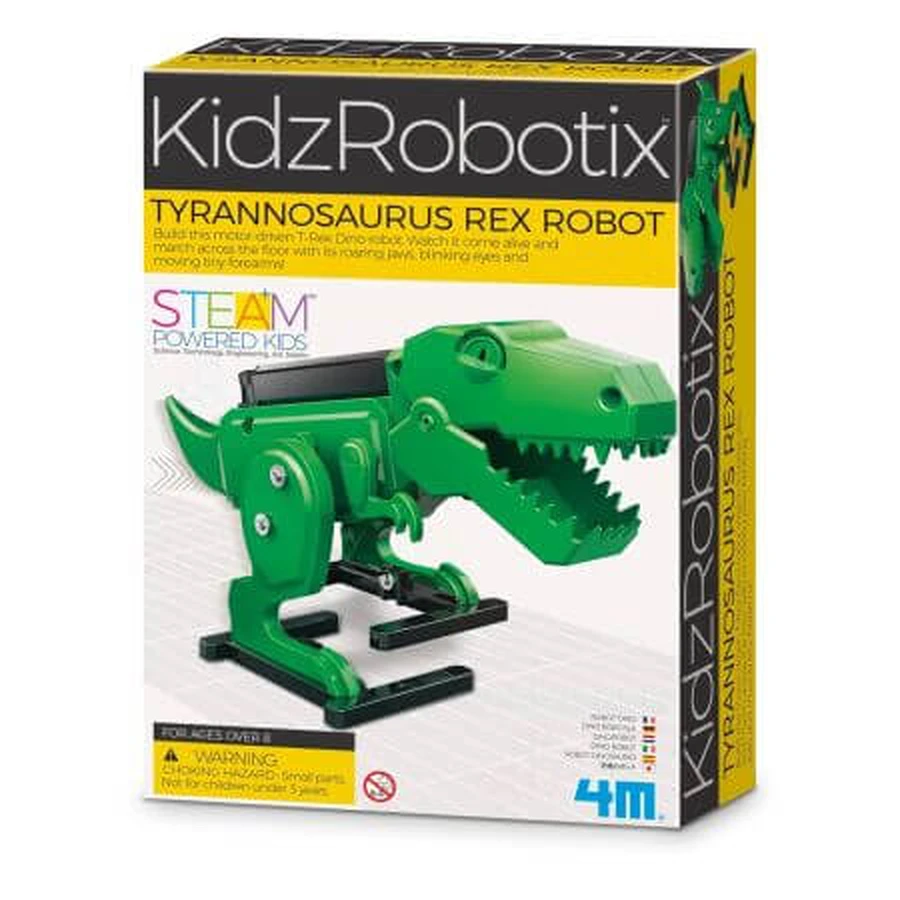 T-Rex Kidz Robotix robot bouwpakket, 8 jaar +, 4M