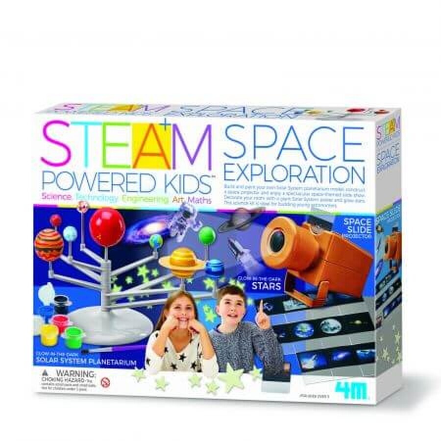 Kit scientifique Steam Kids pour l'exploration de l'espace, 5 ans et plus, 4M