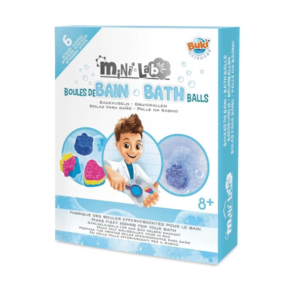 Mini badballen laboratorium, + 8 jaar, Buki