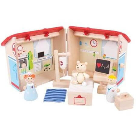 Mini hôpital pour animaux, BJ 682, Bigjigs