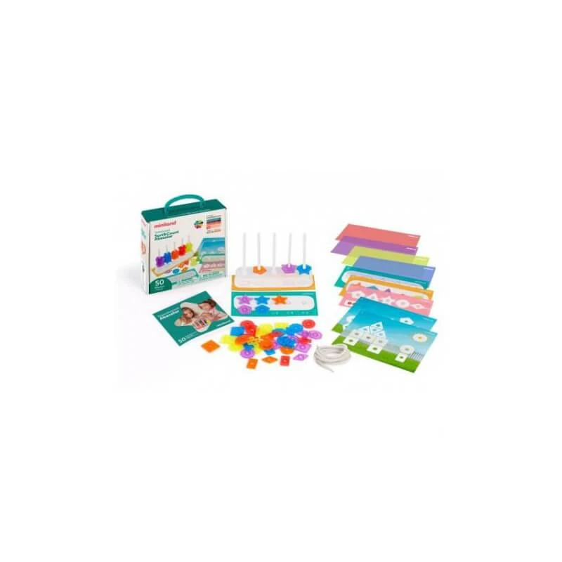 Abacolor numeroteur met doorschijnende stukjes, 50 stuks, Miniland