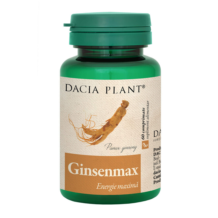 GinsenMax, 60 tabletten, Dacia Plant