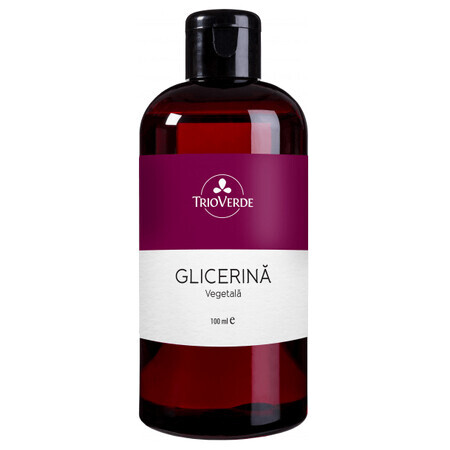 Glicerina vegetale, 100 ml, Green Trio