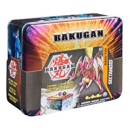 Set S4 Baku-Tin en caja de hojalata, Bakugan