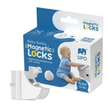 Magnetische veiligheidssysteem set voor deuren, kasten en lades, 4 stuks, Sipo