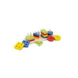 Sorteerder voor geometrische vormen en kleuren, +12 maanden, New Clasic Toys