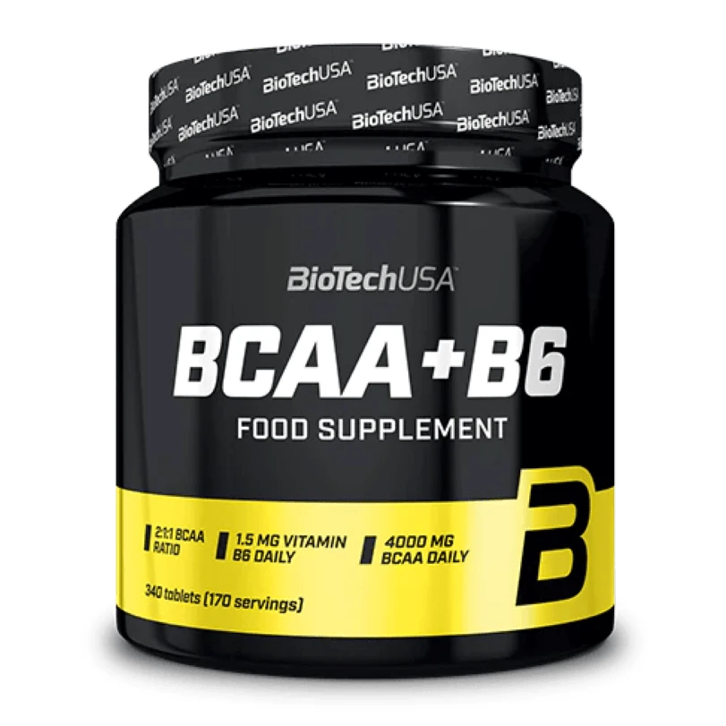 BCAA + B6, 340 tabletten, BioTech USA