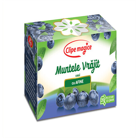 Thé aux myrtilles Magic Clipe, 20 sachets, Fares