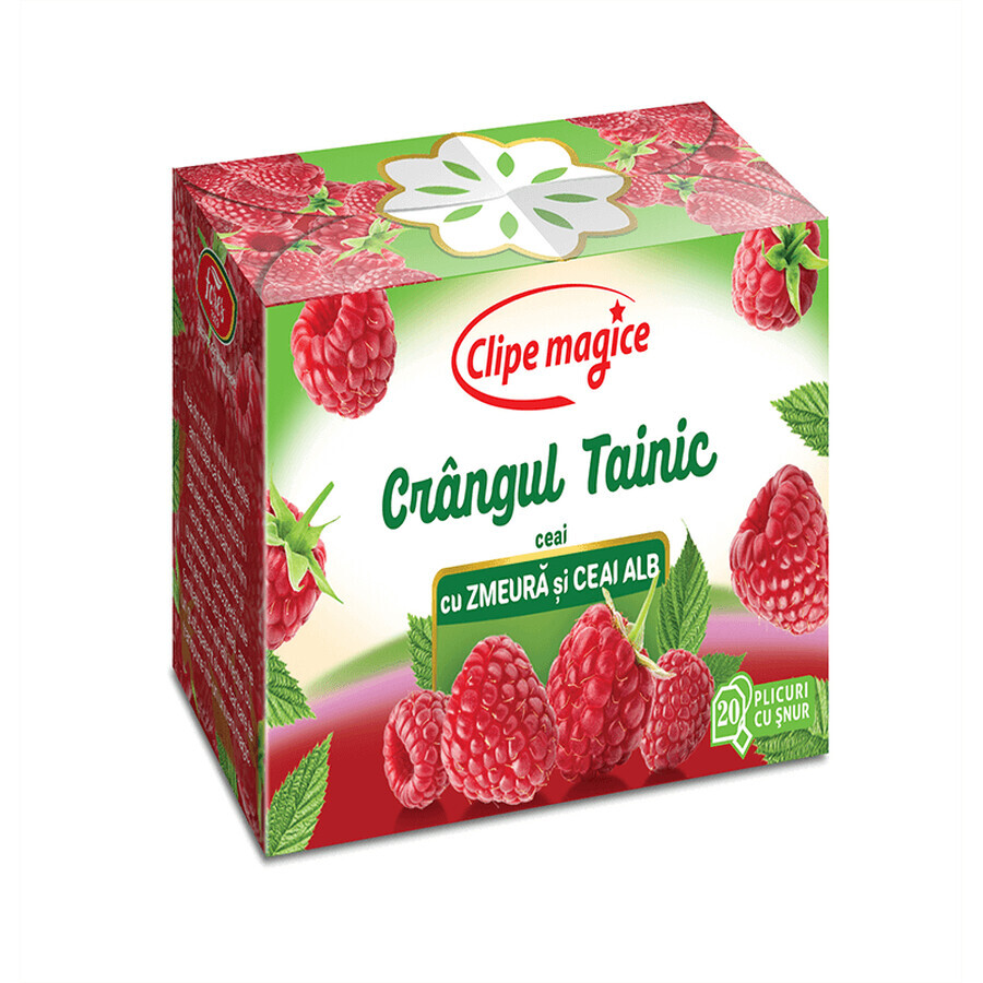 Thé à la framboise et thé blanc Magic Moments, 20 sachets, Fares