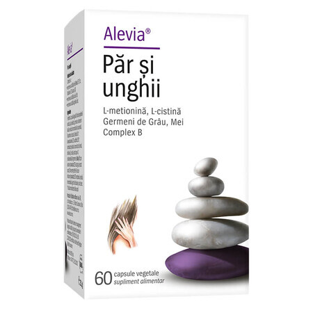 Capelli e unghie, 60 capsule vegetali, Alevia