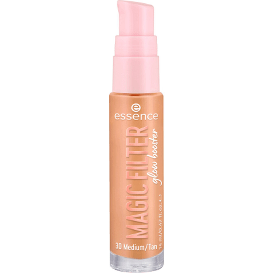 Baza de machiaj colorata Glow Booster Magic Filter, 30 - Medium/Tan, 14 ml, Essence