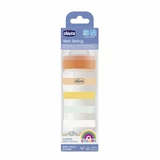 WellBeing PP Medium Flow Flasche mit Silikonsauger, +2 Monate, Orange, 250 ml, Chicco