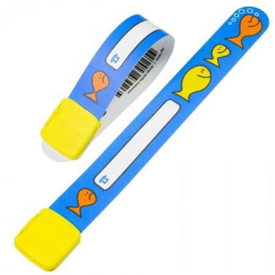 Identificatiearmband voor kinderen, Vis, 1 stuk, Infoband