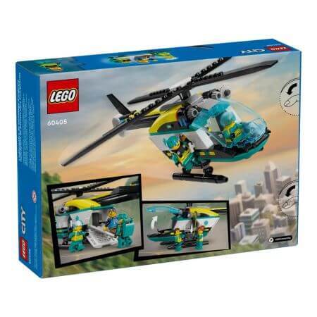 Notfall-Rettungshubschrauber, +6 Jahre, 60405, Lego City