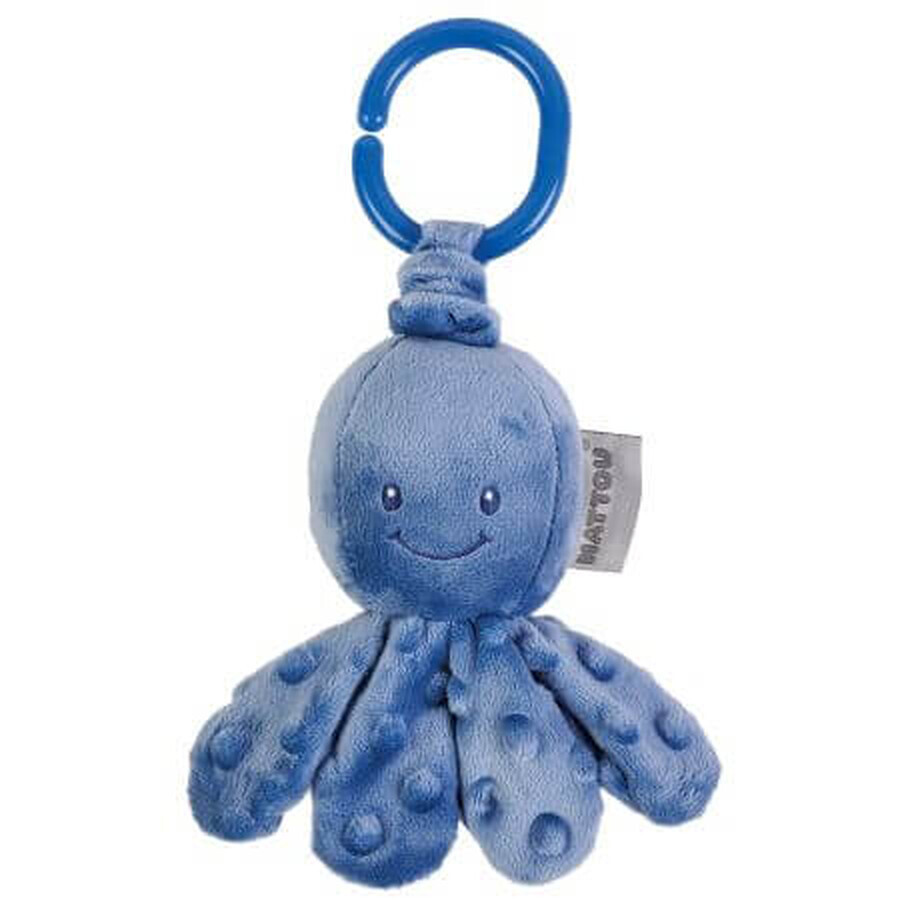 Jouet vibrant en peluche Caracatita, +0 mois, Bleu, Nattou