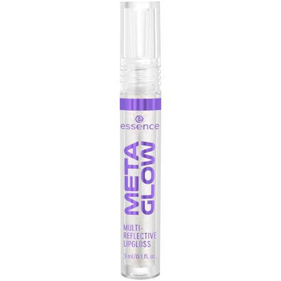 Brillo de labios Meta Glow Multi-Reflective, 01 - Cyber Space, 3 ml, Essence