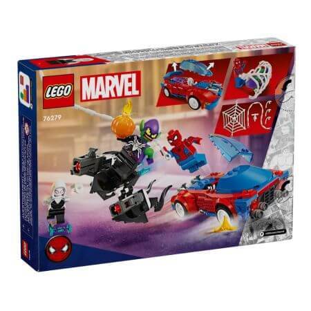 Spider-Man en Venom Green Goblin raceauto, 7 jaar+, 76279, Lego Marvel