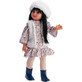 Sabrina Bruine pop met vest en wit hoofd, +3 jaar, 40 cm, Asivil