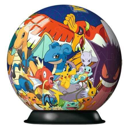 Puzzle 3D Pokemon, + 6 ans, 72 pièces, Ravensburger