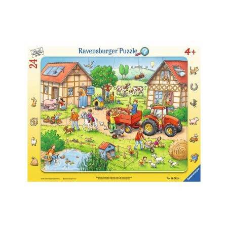 Mijn kleine boerderij puzzel, + 4 jaar, 24 stukjes, Ravensburger