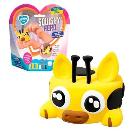 Lovin'do Air Clay Squishy Hero, +3 jaar, SquiRaff, Okto