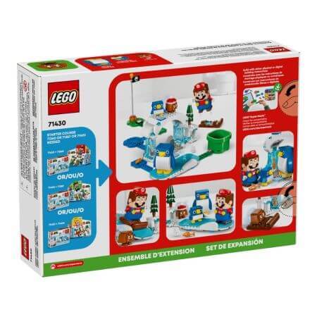 Jeu d'expansion de la famille Penguin Snow Adventure, 7 ans et plus, 71430, Lego Super Mario