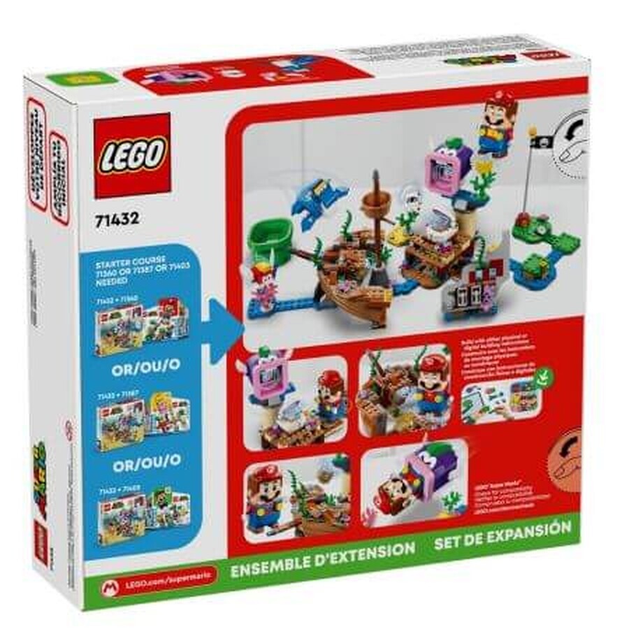 Dorrie's gezonken wrak avontuur uitbreidingsset, 7 jaar+, 71432, Lego Super Mario