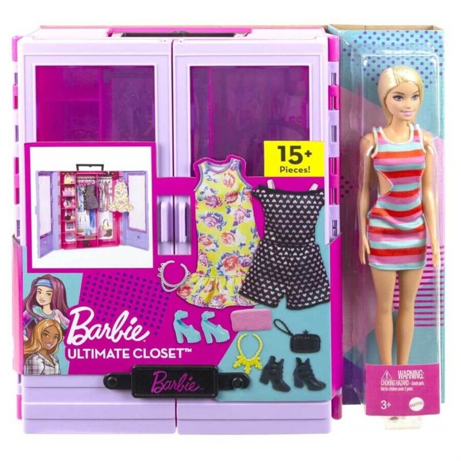 Ensemble de poupées et d'armoires Barbie, Barbie