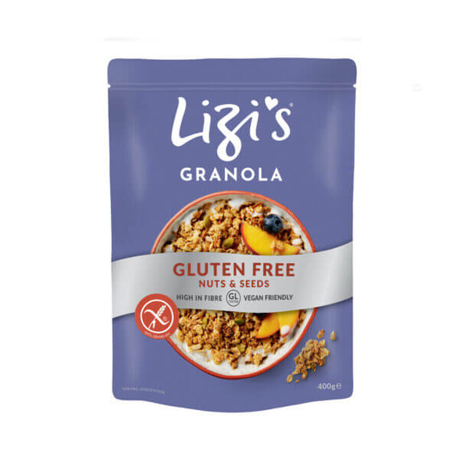 Granola fara gluten cu nuca de cocos, 400 g, Lizi's